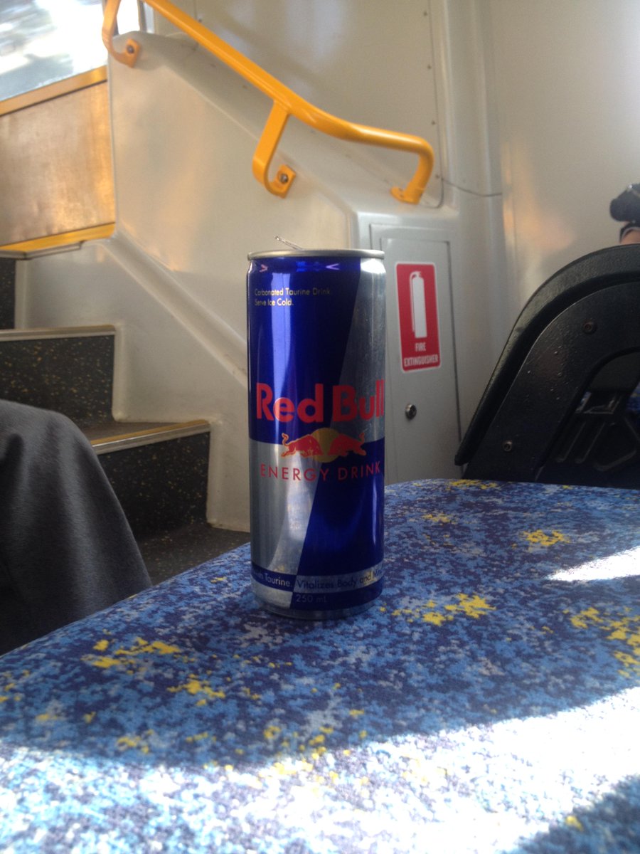 projectenergy9's tweet image. Look what was spotted on a train this morning... #SPCPE #projectenergy #energydrink #redbull #litter #dangerous