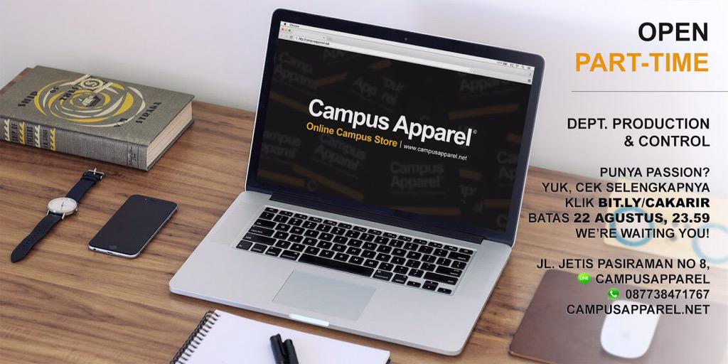 Campus_Apparel's tweet photo. @JogjaStudent #LowkerYk Produksi &amp; Kontrol | PartTime | CE/CO | CV > http://t.co/pnPPNRGwd5 | Max 22 Agsts! #11 http://t.co/oojxJnlGWj