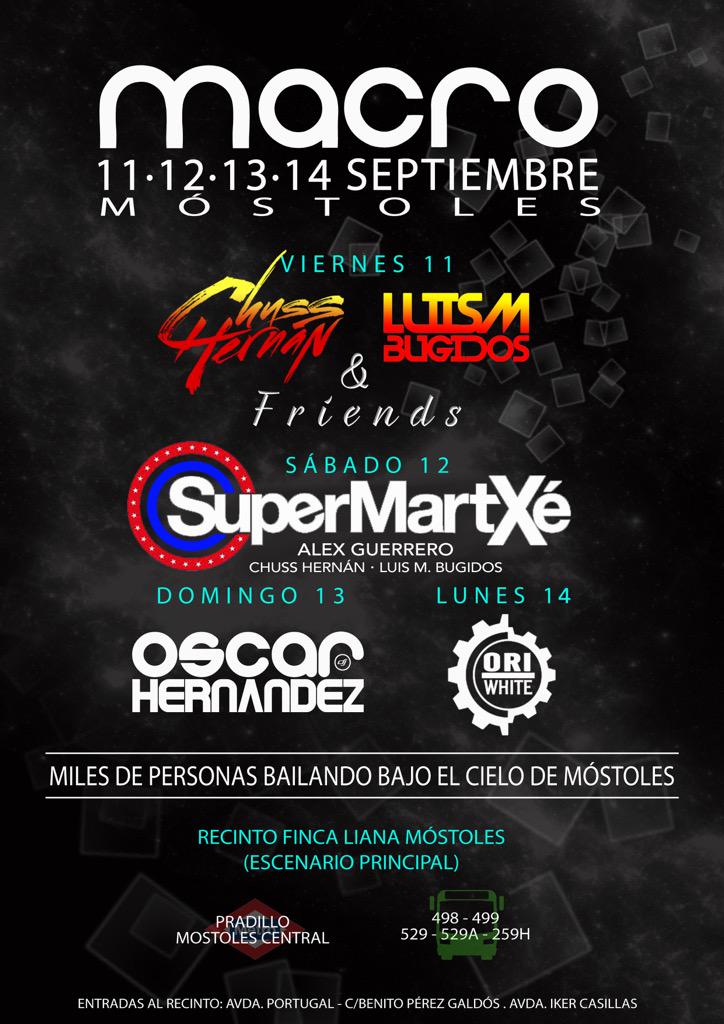 chusshernan's tweet photo. #MacroMostoles #djs #SuperMartXe @djalexguerrero @chusshernan @luismiguelbugid @OriWhiteOficial #fiestasdemostoles http://t.co/itIFJNqi8K