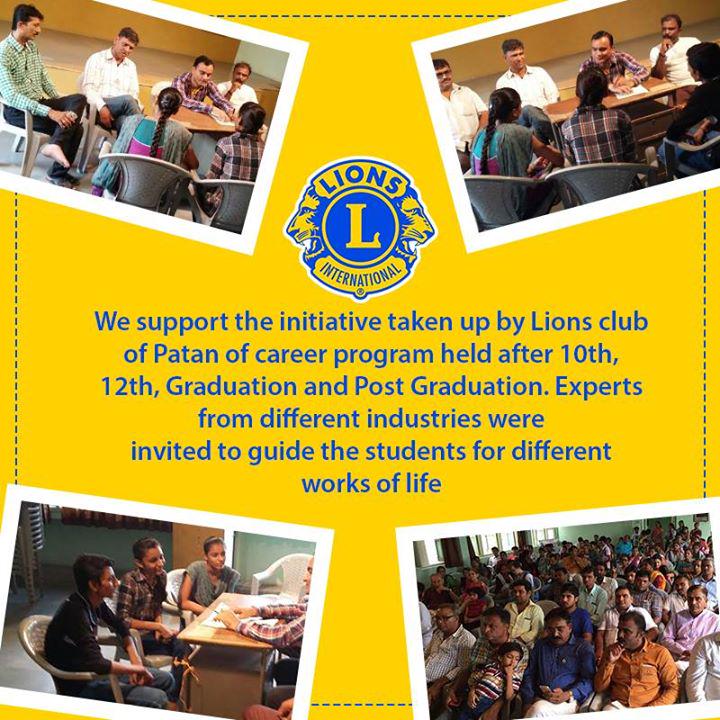 LionsClubsIndia's tweet image. The #LlionsclubofPatan held a #Careerprogram for #students after 10th, 12th, #graduation &amp;amp; #postgraduation.