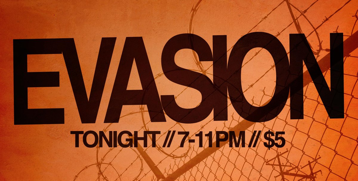 relentlessTWC's tweet photo. Will you be caught? EVASION tonight! #bringsomebody #RelentlessEvasion #WeAreRelentless http://t.co/9aCRByRZG4