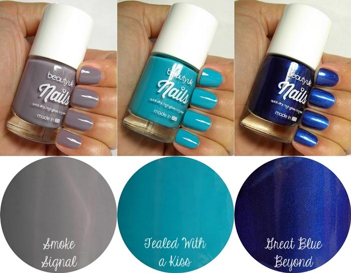 BeautyBarPK's tweet photo. #ProductOfTheDay: Beauty UK Nails
#swatches #nails #colors #blue #grey #royal #ink #teal http://t.co/bNN1LXEux2
