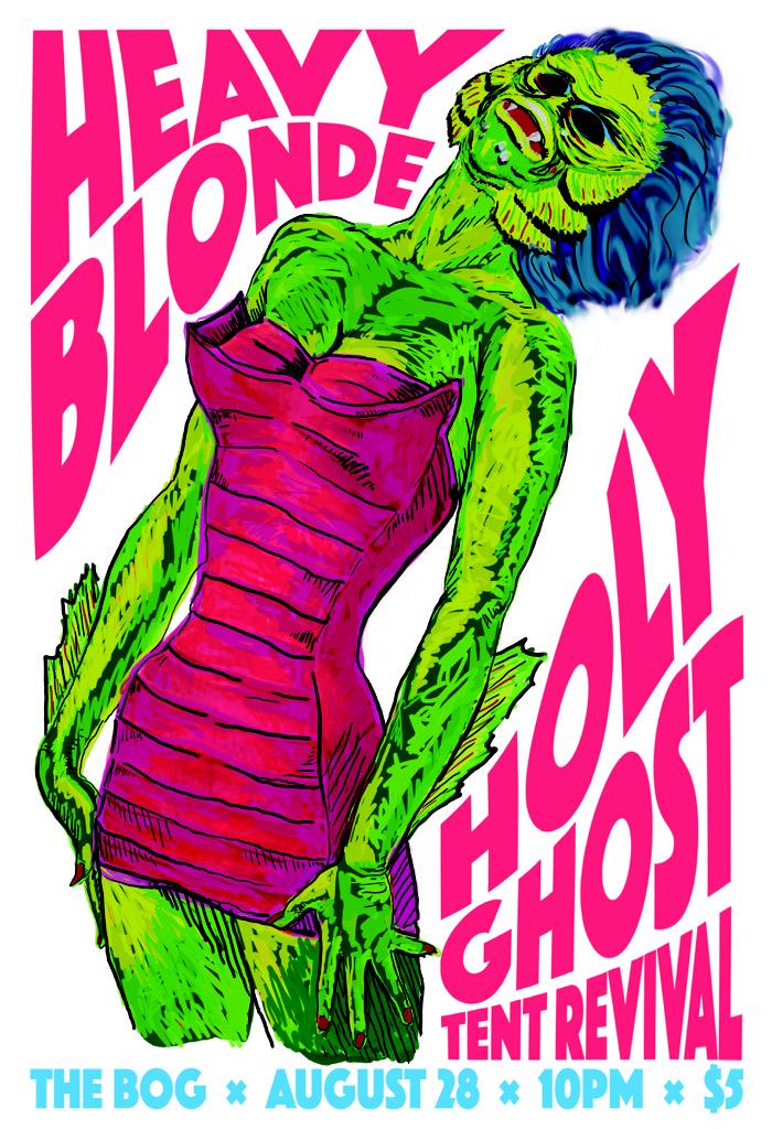 Next Friday. Just one week from today,August 28th.  BOG. With Holy Ghost Tent Revival!