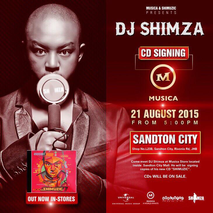 Shimza01's tweet photo. @musica_africa Sandton at 5pm see you there 😊🇿🇦☝🏽️🚶🏽🌎 #SHIMUZIC #LetsPush 📢📢📢📢📢 http://t.co/ziYo7tbygy