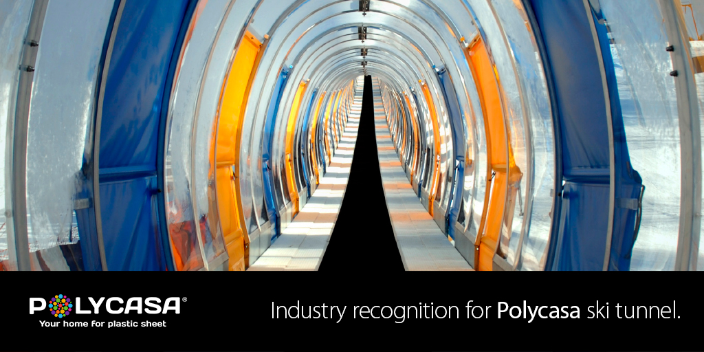 We are delighted our ski tunnel project has been shortlisted for #EPSEAwards2015 in the #Design. #PC #plasticsheet