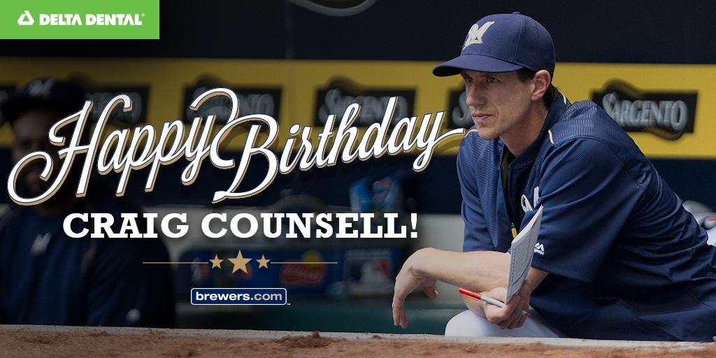 Remessage to wish Manager Craig Counsell a happy birthday! 