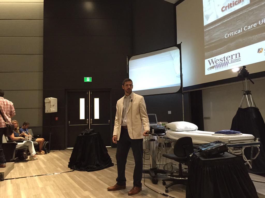bretpnelson's tweet photo. Sporting conference dress code linen, @arntfield introduces Day 2 and live scan feed from Montreal #ccus2015 http://t.co/H1e45ydVqL