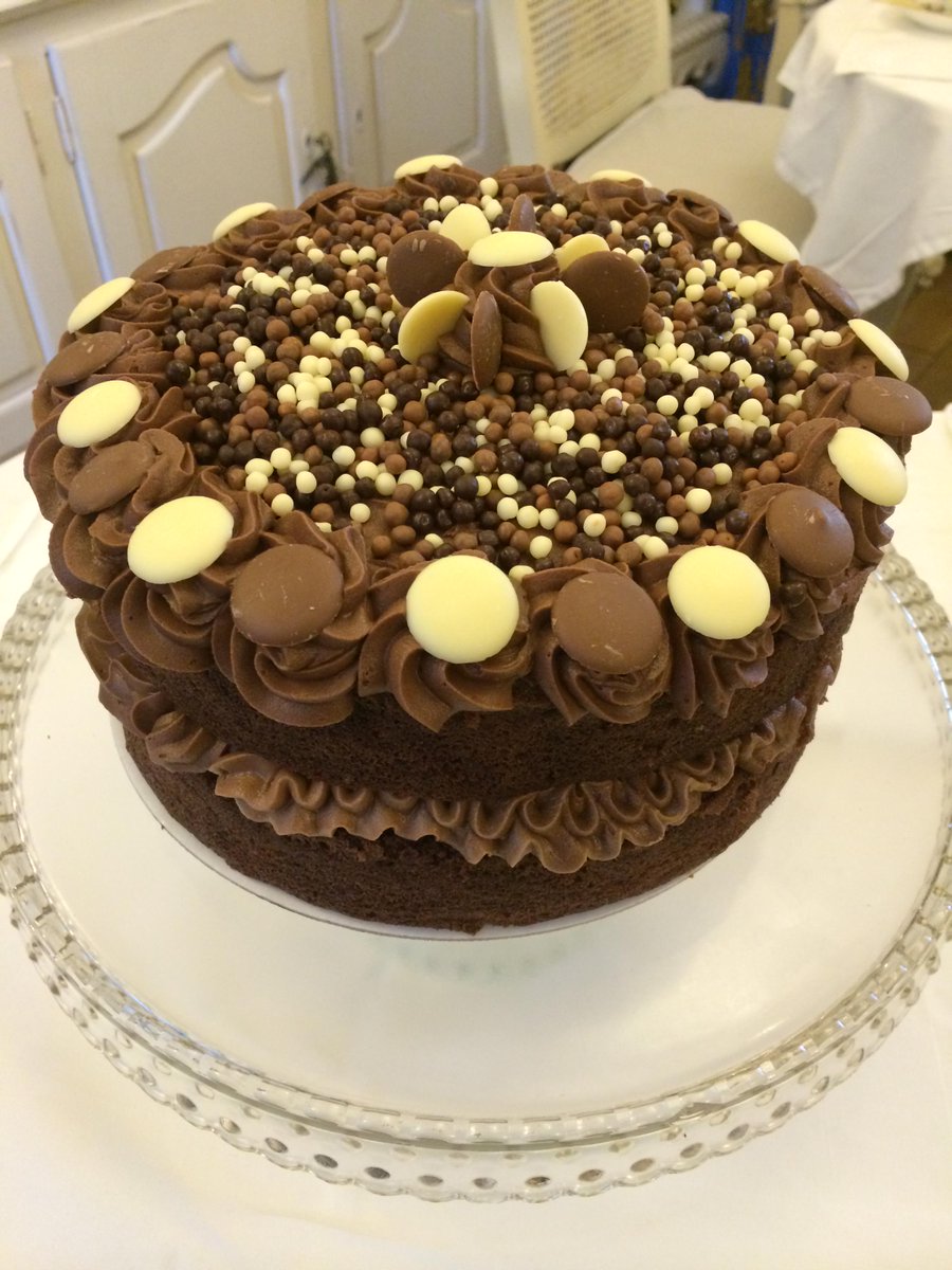It's Friday and we've just had this incredible Chocolate Cake delivered to the tea room! #friyay #fridayfeeling