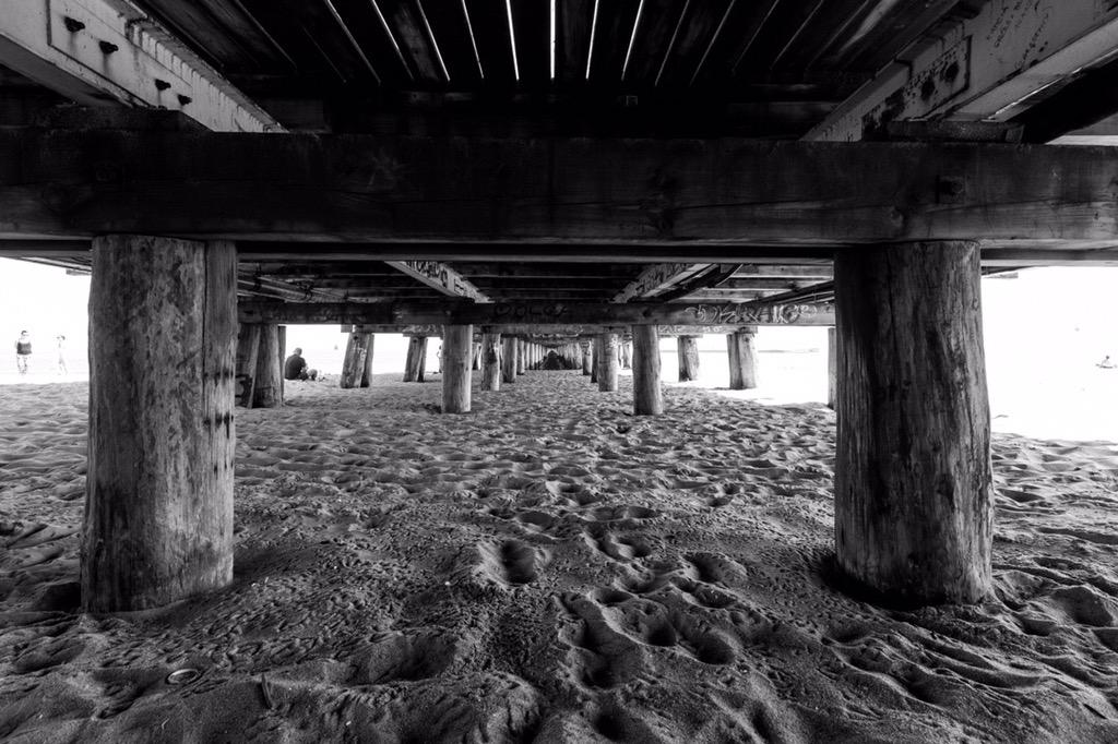 jensassmann's tweet photo. #Sopot seabridge from below and above #Zopot #Poland http://t.co/SM0OAqleAR