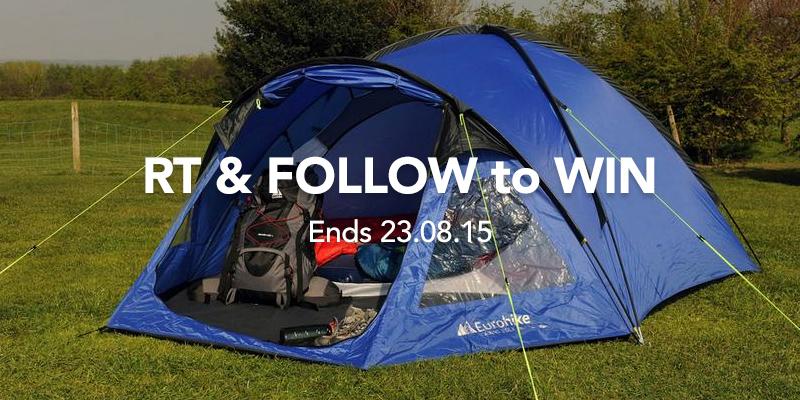 There's just over 48 hours left to WIN a Eurohike 3 Man Tent - Please RT &amp; FOLLOW to enter: bit.ly/1hPXjyq