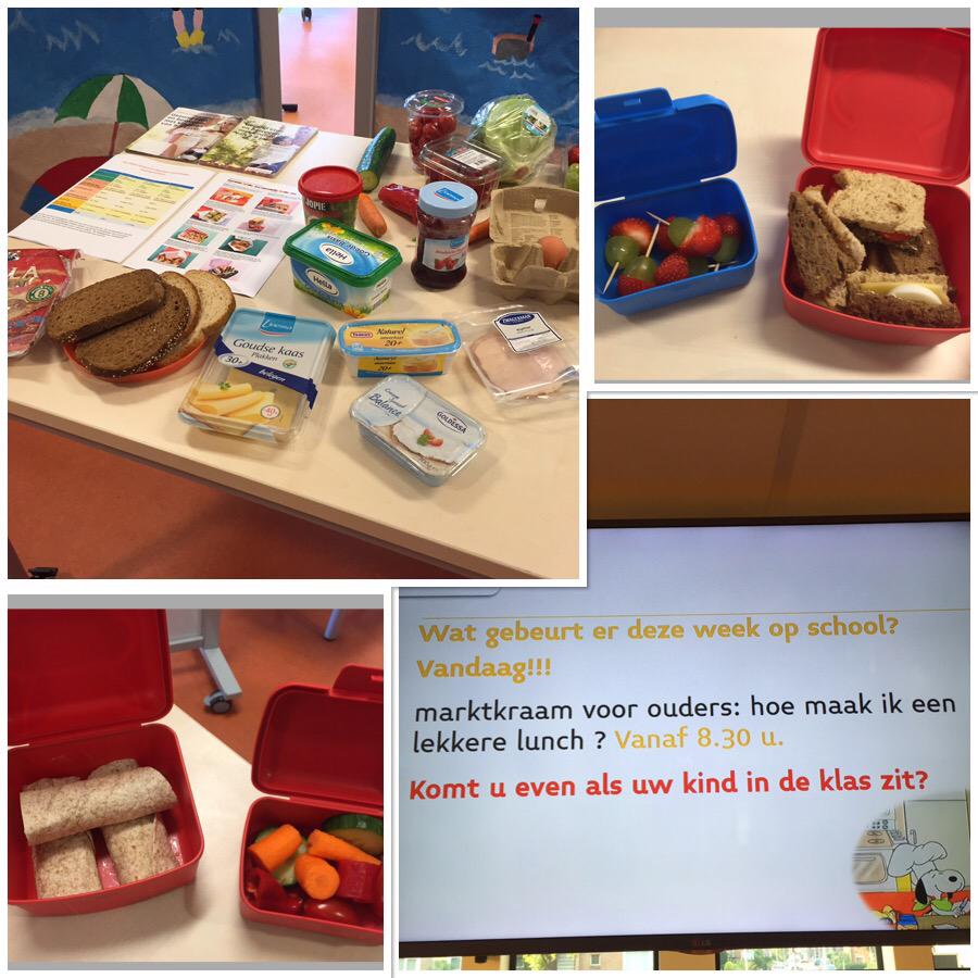 Infokraam over inhoud lunchtrommel <a href="/CBSdeKoning/">CBS de Koning</a> druk bezocht #leefwijs @BeweegWijs <a href="/Gem_Enschede/">Gemeente Enschede</a> <a href="/GGDTwente/">GGD Twente</a>