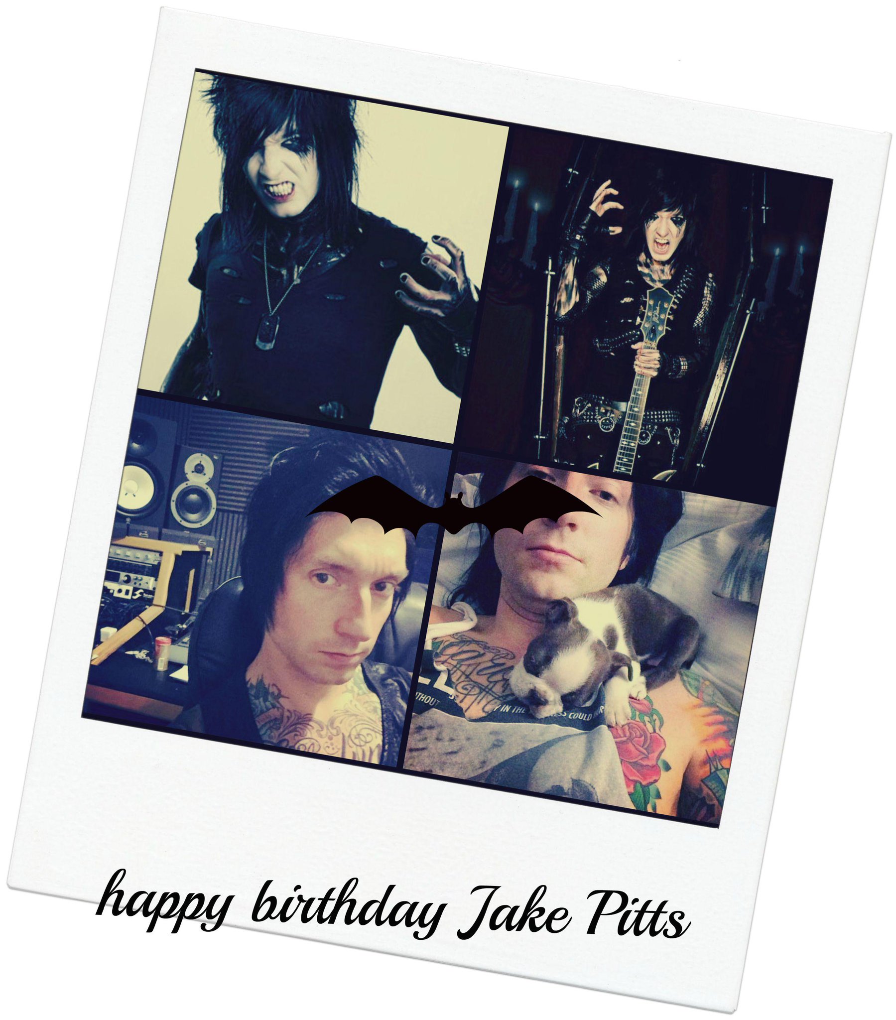 Happy Birthday to a quitarrista I love Jake Pitts 30 years so proud.     