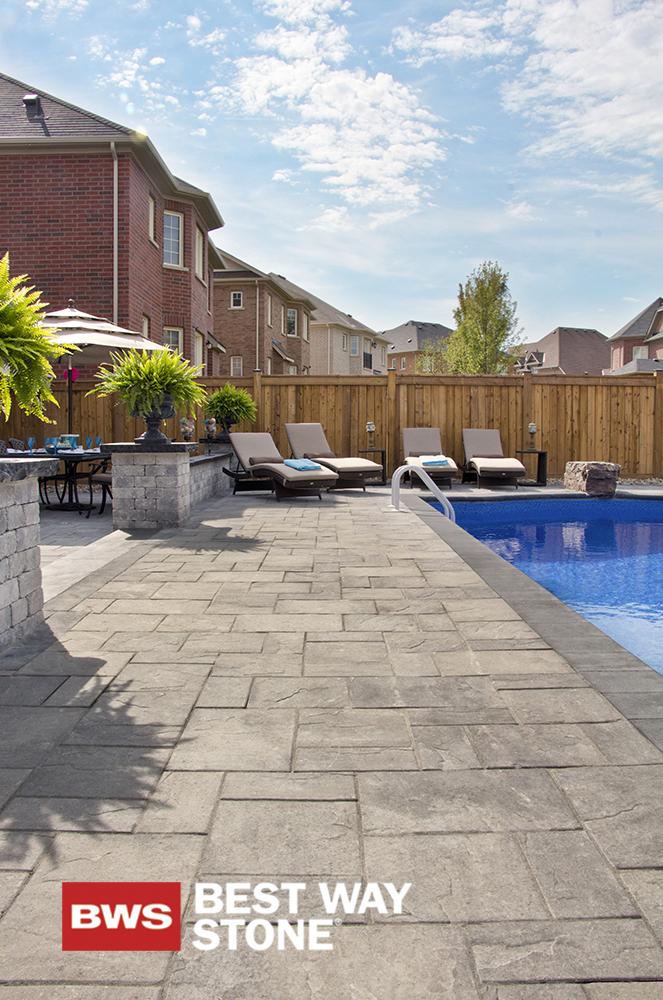 BestWayStone's tweet photo. Complete your landscape vision with Trevista50, a natural looking finish ideal for #poolsides, #walkways & #patios http://t.co/EnVieSueFD
