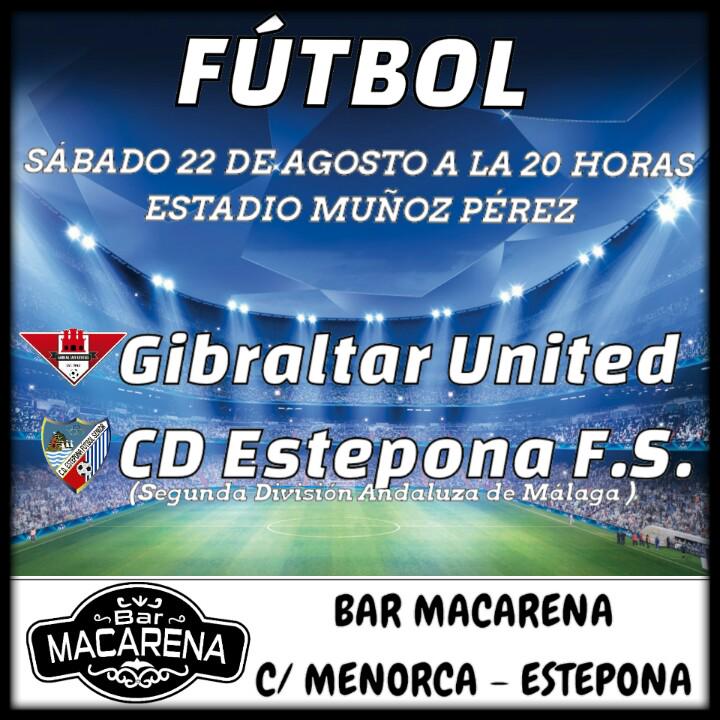 CDEstepona's tweet photo. Sábado 22 partido amistoso a las 20hr en el Muñoz Pérez entrada gratuita CD Estepona - @GibraltarUnited
 #Gibraltar http://t.co/P1bsF7LAAz