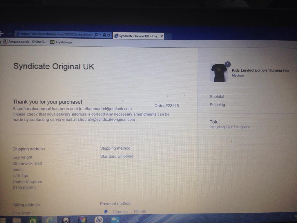 EthanWrigh's tweet photo. @ProSyndicate just ordered the limited edition Illuminatee 😃😄😃😄 http://t.co/xh3qQi6HEl