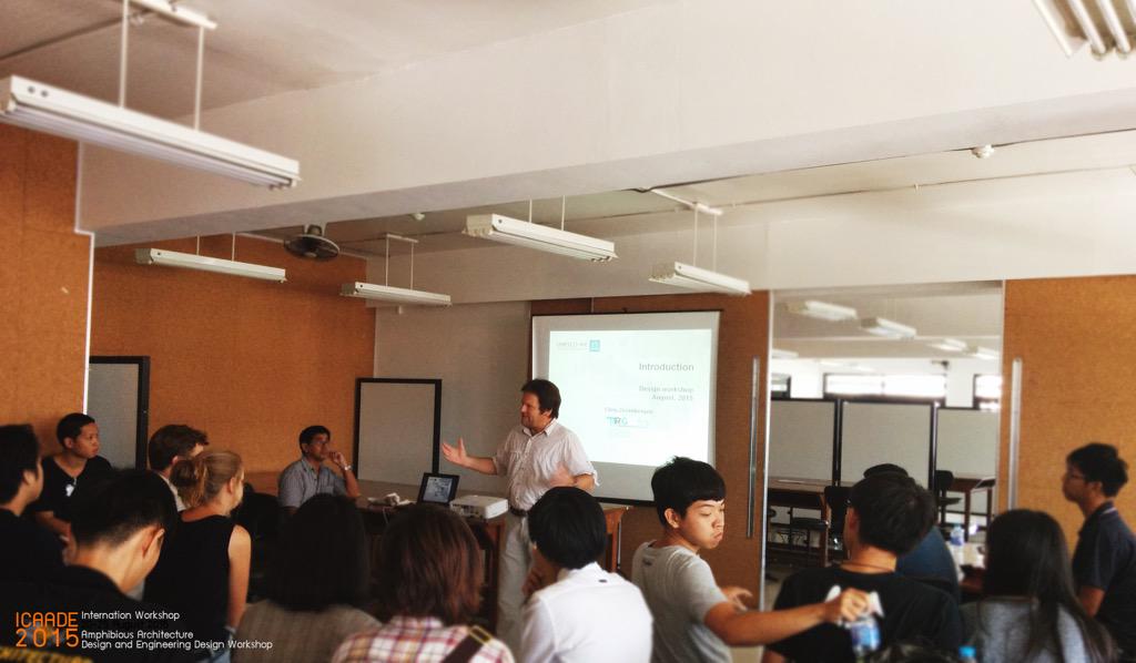 Design workshop on understanding connections between planning, design, engineering and governance of Bangkok.