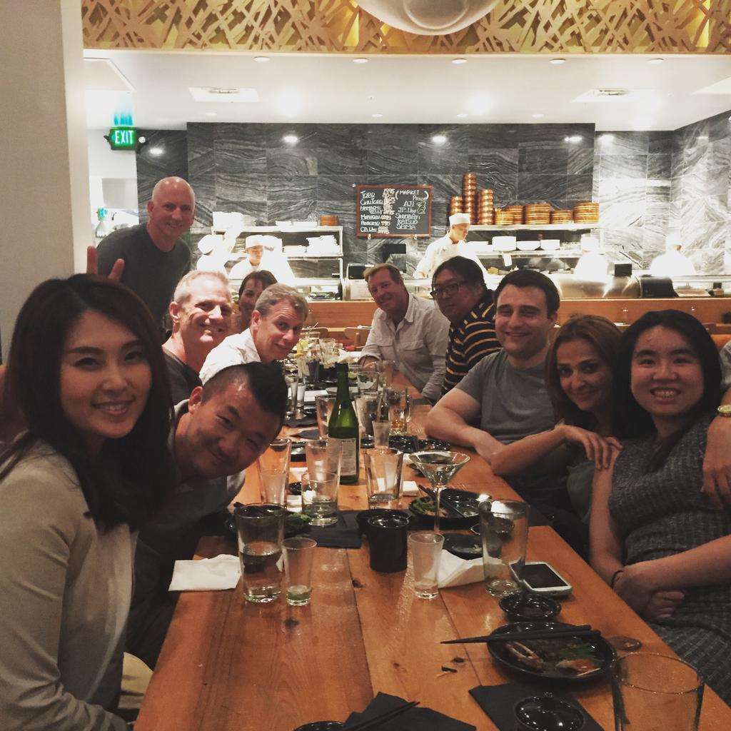 HelloLine2's tweet image. Another great night with the #line2 crew. #happyhour #sushi #lifeatline2