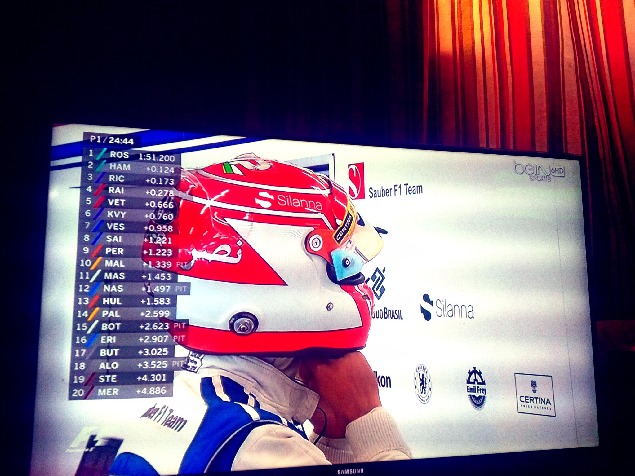  From all my heart happy birthday my hero Felipe Nasr good luck in Belgium 