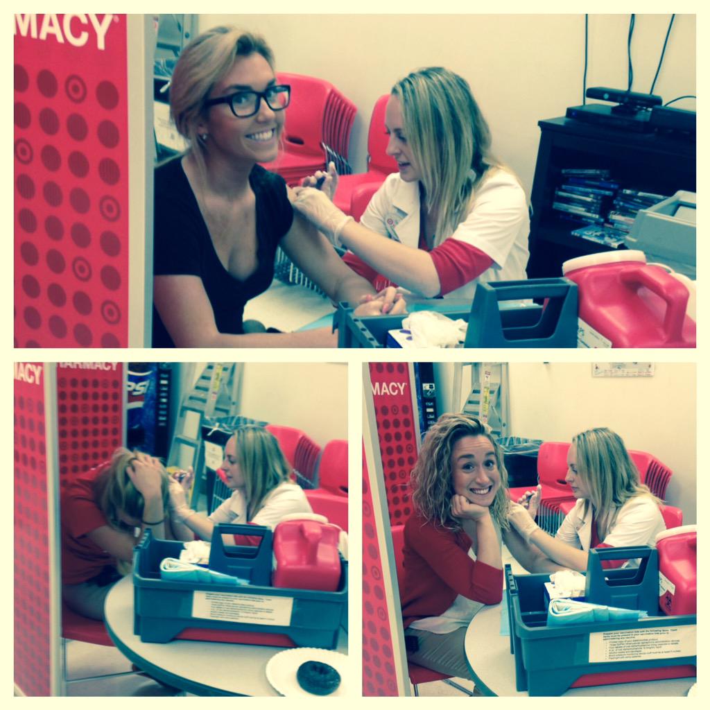 Shan0922's tweet photo. Flu shots for the T1296 team #getyourflushot #target @CaitlinTBracken @slcain @sam_sieka @215Kwesi http://t.co/8utxty62SU