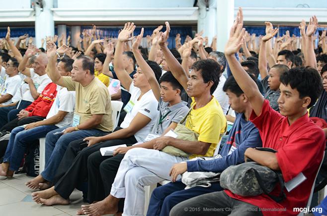 Thanks be to God for more than a thousand souls baptized in today's #MCGI Mass Baptism. To God be all the glory!