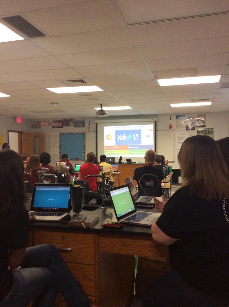 Kahootin it up in PD #manorisd #PDEddy <a href="/eduphoria/">Eduphoria! Inc.</a>