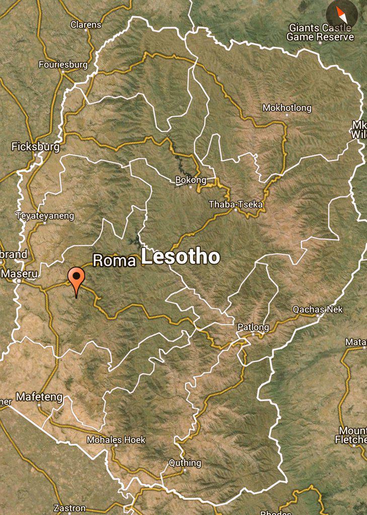 Each of the continents (minus Antarctica) have a city called 'Rome' (or Roma). Ours? Roma, Lesotho.