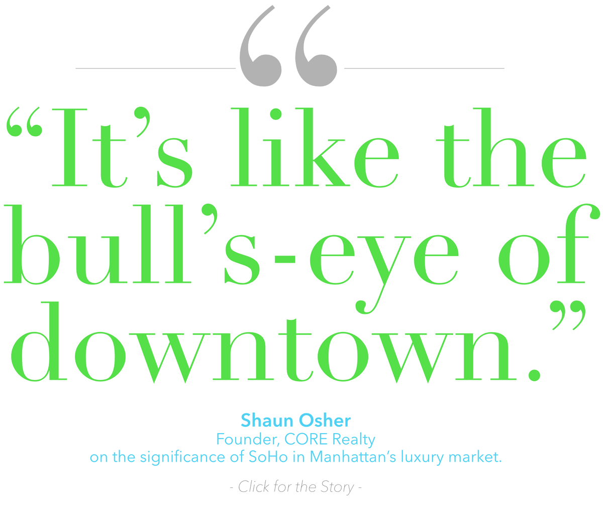 Netrieval's tweet image. Quote of The Day: @shaunosher on the significance of SoHo in NYC&apos;s lux condo market @nypost goo.gl/BWxEqa