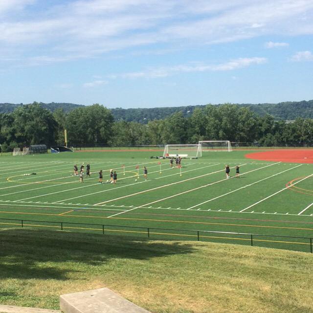 MercyMavericks's tweet photo. Defending @ECCSports champion @MercyWSOC getting in a Friday morning practice on the turf. http://t.co/bfn64dtidj