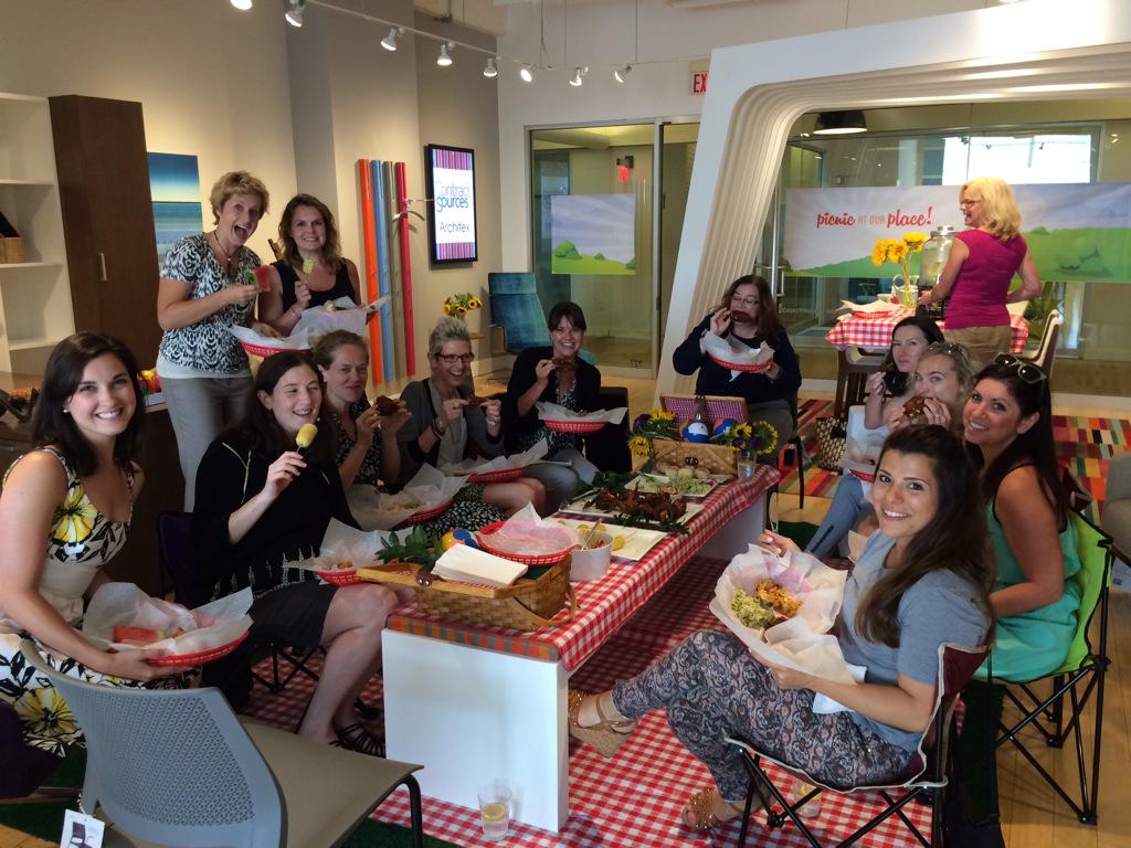 Another great picnic today with <a href="/Stantec/">Stantec</a> designers!! Thank you for joining us for lunch!! 🍉🌽🍗