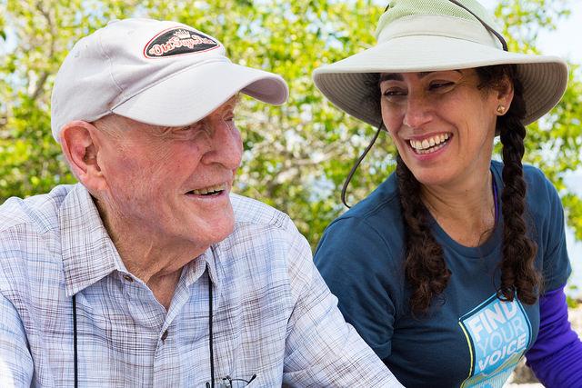 NPCA's tweet photo. Conservation legend who helped create @BiscayneNPS supports marine reserve and #MoreFishInFL http://t.co/ZaIZiU1ylP http://t.co/cyD8IBy7zw