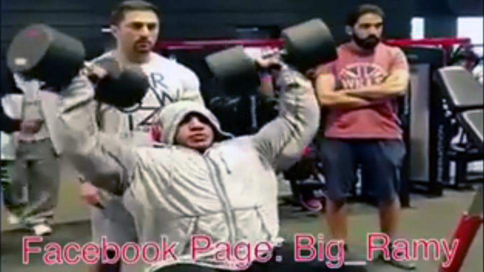 Watch #BigRamy train shoulders as he preps for the 2015 <a href="/MrOlympiaLLC/">Mr. Olympia LLC</a> : bit.ly/1WJtO16
