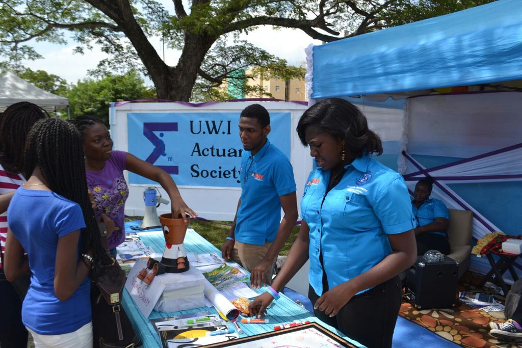 UWIActuarialSoc's tweet photo. Come check out our booth at #UWIOrientation http://t.co/4OzVI5pBLZ