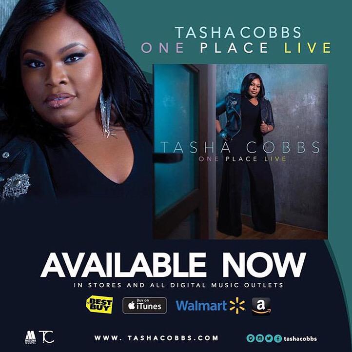 1700WEUP's tweet photo. The new album from @tashacobbs #OnePlaceLive is available everywhere! Get it and let it bless your entire life! http://t.co/RrXYdRVRDw