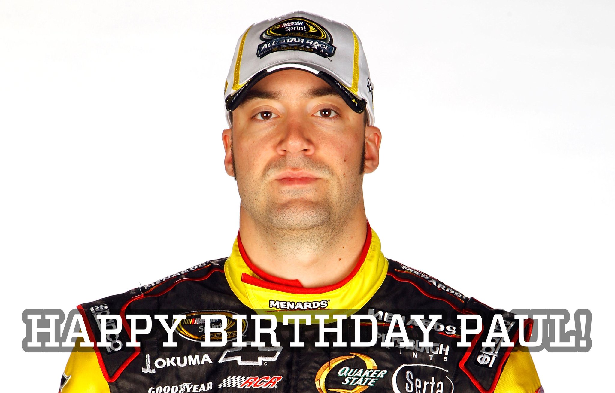 Happy Birthday, Paul Menard! We can tell you\re excited  Help us wish the driver a great one! 