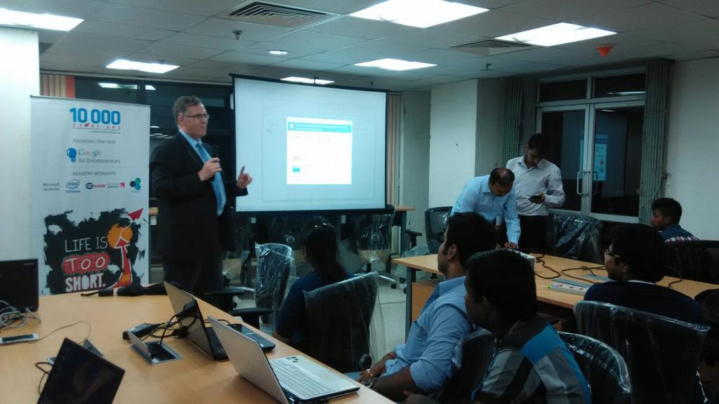 nasscomstartups's tweet photo. Hackers unite at the @IBMBluemix #IdeaHack at the @10KWarehouse #Kolkata. Let the madness begin! http://t.co/3uCe7JsFQI