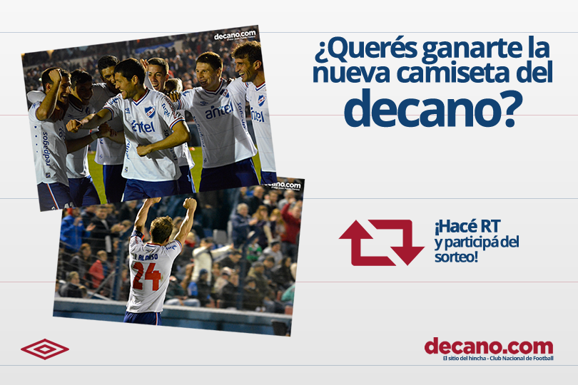 decanocom's tweet photo. ¿Querés ganarte la nueva camiseta del decano? ¡Hacé RT y participá del sorteo! #BolsoDecano http://t.co/Gb32ZYuOzr