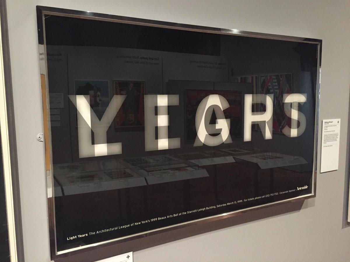 xoalexo's tweet image. Seeing @michaelbierut’s Light Years in person is 👌 #HowPostersWork