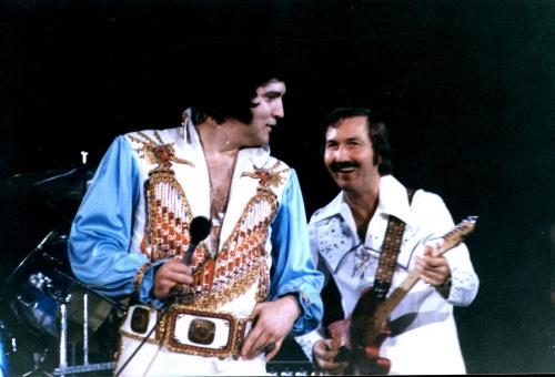 A very Happy Birthday today to the one and only James Burton - lead guitarist and good friend! TCB and TCE! 