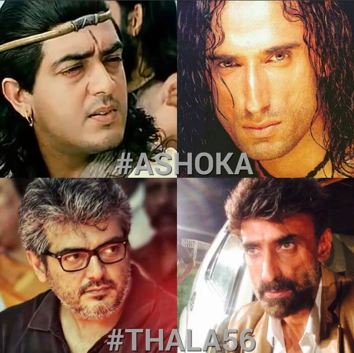 skycinemas's tweet photo. Then #Ashoka 2001
&amp; 
Now #Thala56 2015 
14 years after a strong combo is #Back
#THALA #AJITH &amp; #RahulDevRising http://t.co/CbE38RasP5
