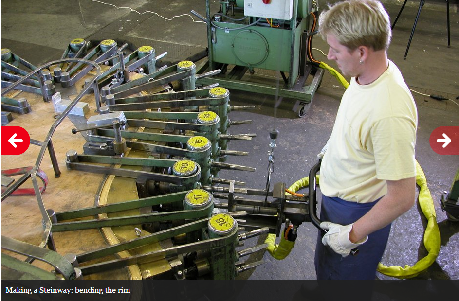 NAfME's tweet photo. How do you make a piano? Behind the scenes at @SteinwayAndSons...
 http://t.co/tKq7OdSoam via @classicFM #musiced http://t.co/yzXeQ8d8Y6