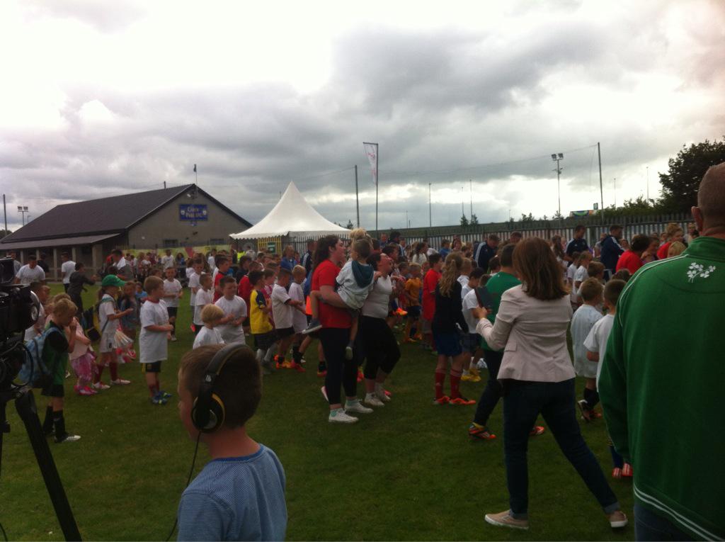 changinglivesLK's tweet photo. Think it's easy to herd children? We got there! IMMENSE closing day for our soccer camp with @SAFCFoL #SSCSF2015 http://t.co/vB2ILPFOJ7