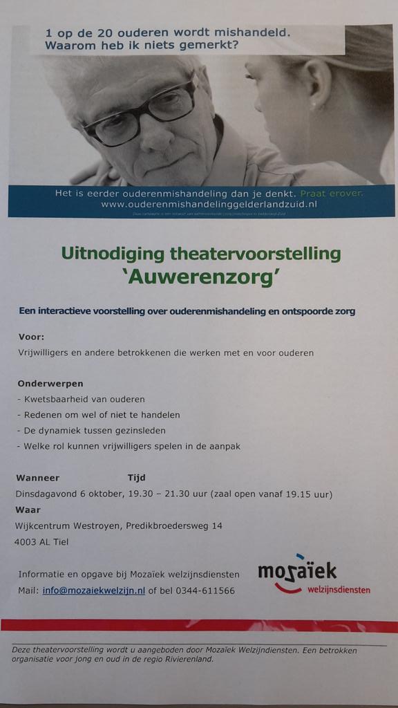 Informatie bij mozaïek welzijnsdiensten