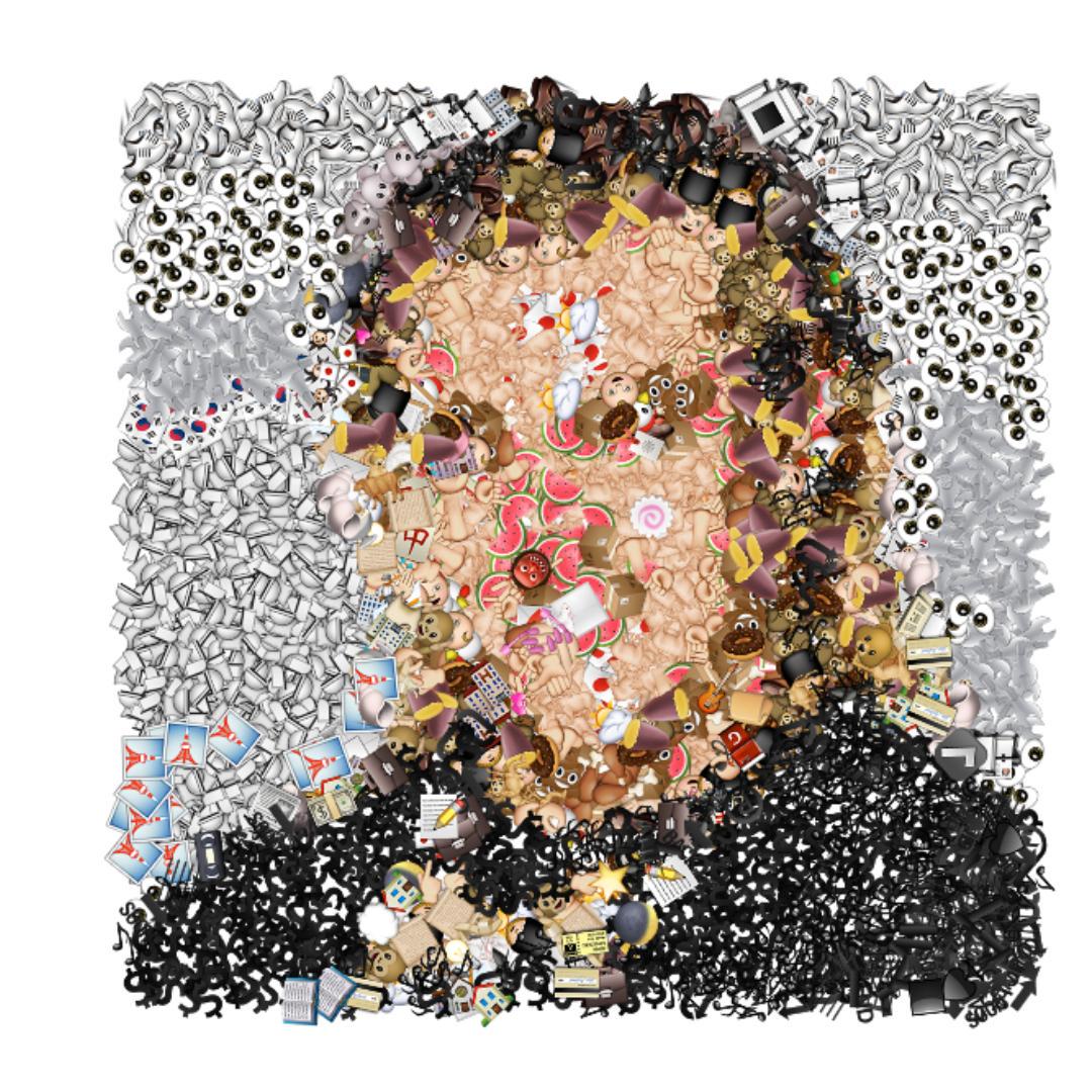 _Eyeliner__'s tweet photo. @ToughZZ made entirely out of emojis 💕🐊 http://t.co/8YhMmXhuDc