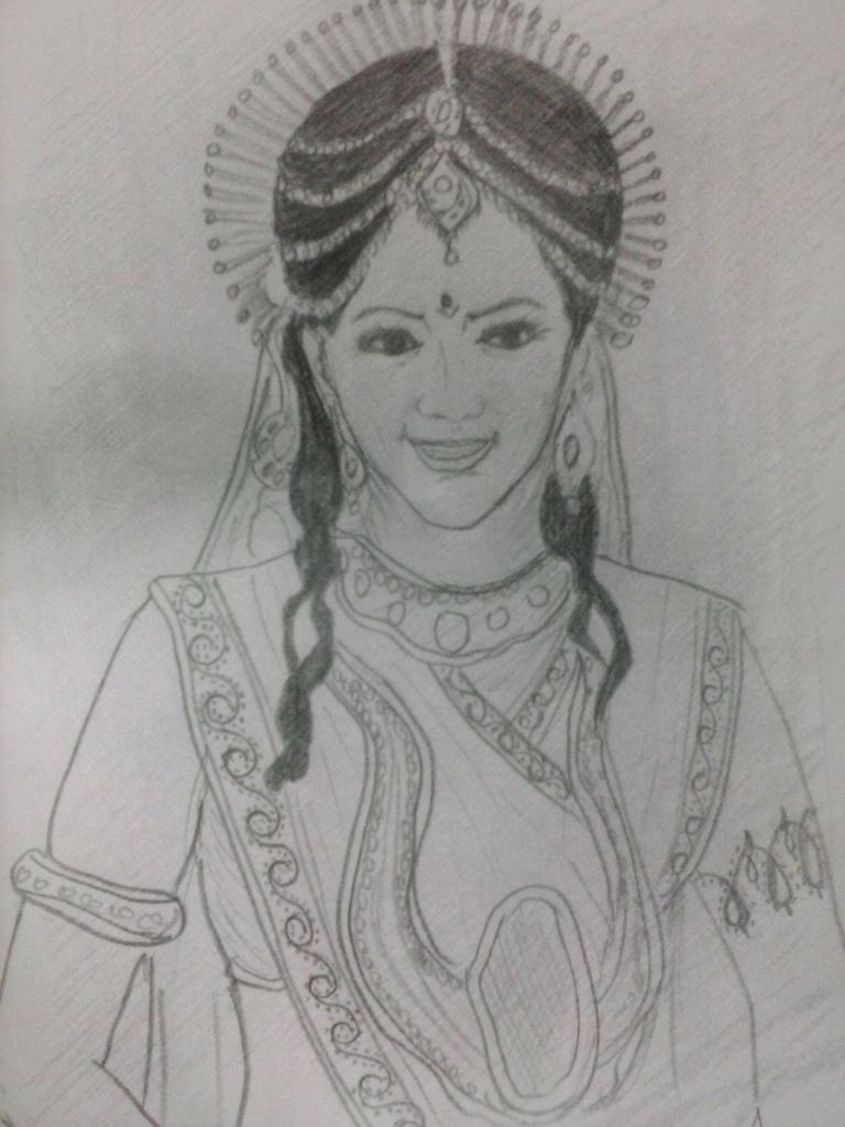done by me.......The new look of Maharani Dharma....