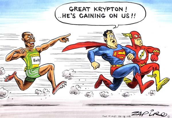 Happy birthday to the Usain Bolt; the fastest man in the universe (and possibly all DC Comic multiverses.) 