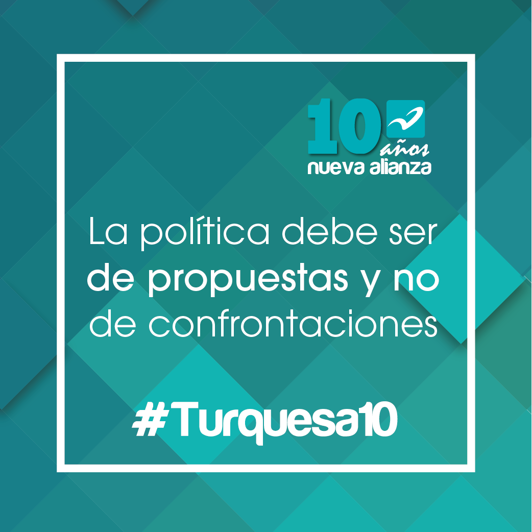 fuerza_turquesa's tweet photo. La política debe ser de propuestas y no de confrontaciones #Turquesa10 http://t.co/LBH4Qxzafy