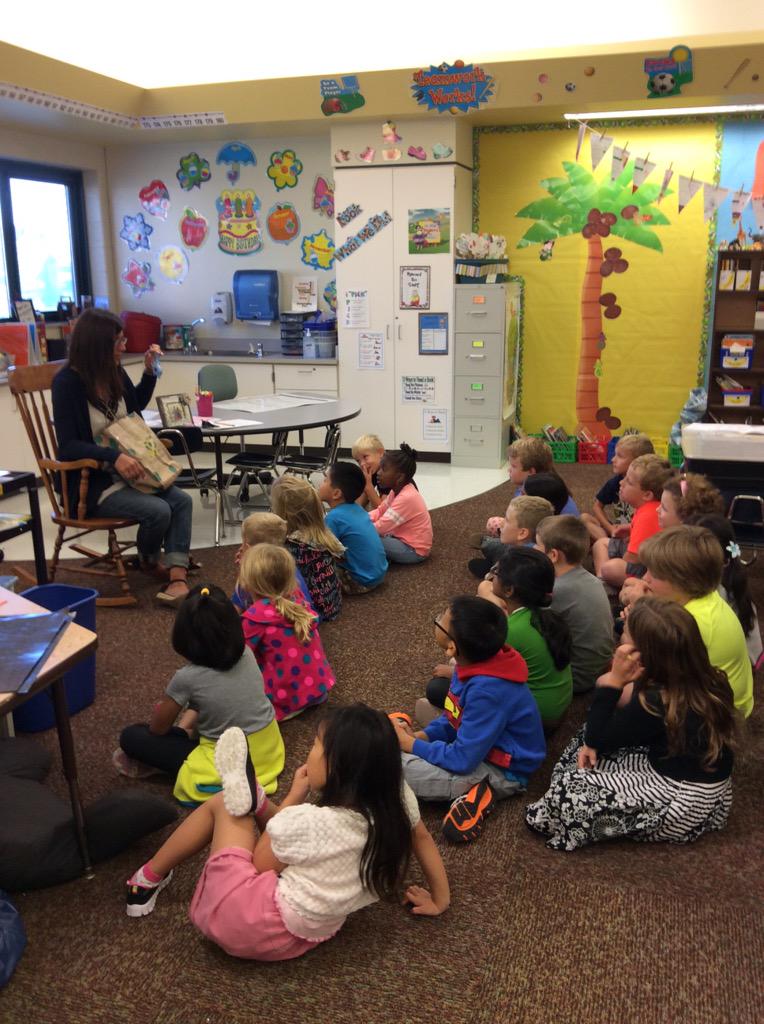 Mrs. Herring visited our class today and shared how she will coach PTE students and teachers this year.