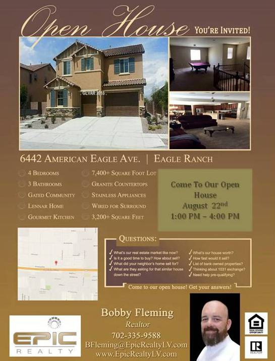 EpicRealtyLV's tweet photo. Open House Alert! You don't want to miss out #Retweet if you're going :) #OpenHouse #LasVegas #RealEstate #EpicRealty http://t.co/Yjz4p4JFoC