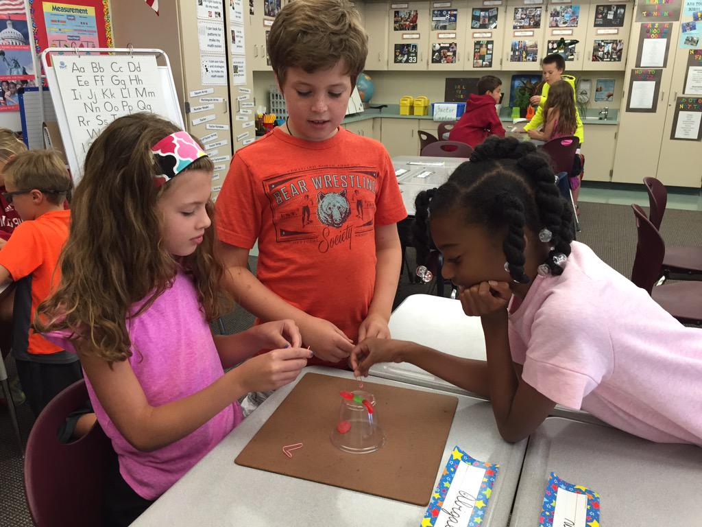 Teamwork at its best!!  Having fun and working together in room 20!