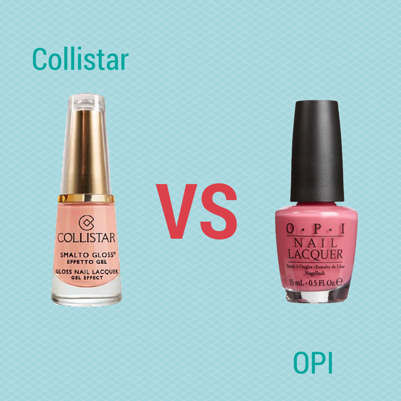 Keuzes… Welke nagellak is jouw favoriet: OPI of Collistar?